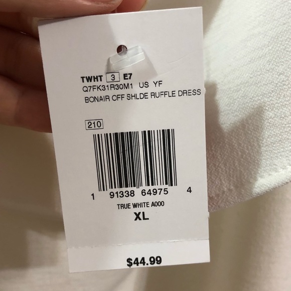 Guess white off the shoulder dress - Picture 2 of 2